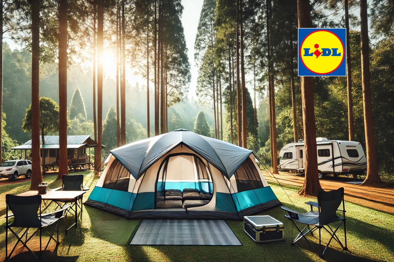 Bei Lidl: Familien-Zelt für 6 Personen zum Knallerpreis