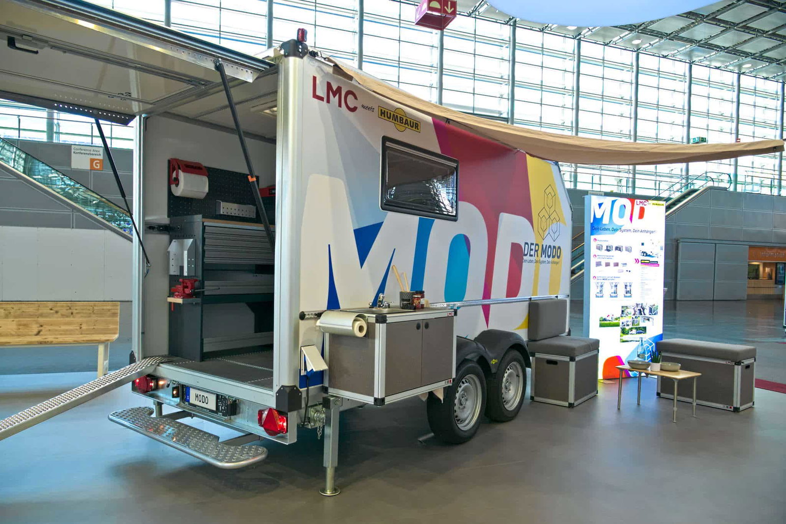 LMC Modo (2025): Modularer Wohnwagen mit Baukastensystem auf Humbaur-Basis