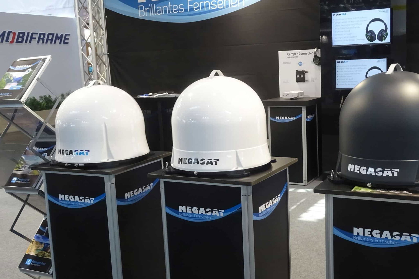 Megasat Produktneuheiten (2025) - Mobile Satelliten-Antenne, WiFi-Booster und Bluetooth-Kopfhörer