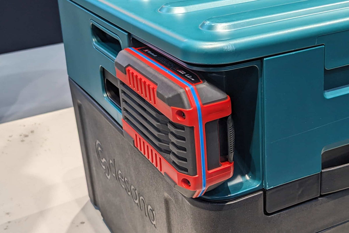 Clesana X1 auf dem Caravan Salon 2025 - Einhell-Akkusystem