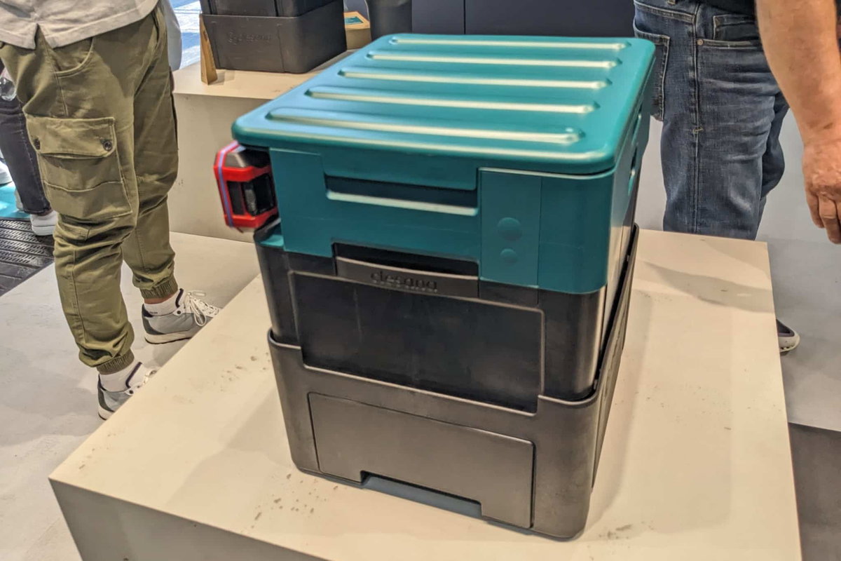 Clesana X1 auf dem Caravan Salon 2025 - Teleskop-Mechanismus
