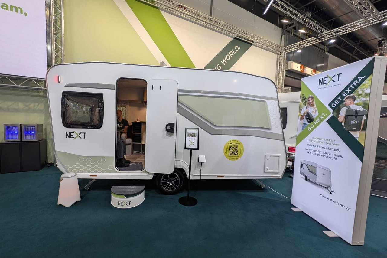 NEXT 380 (2026) auf dem Caravan Salon 2025