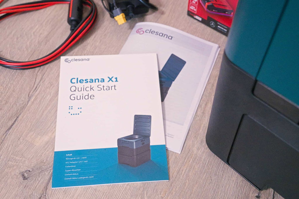 Clesana X1 im Test: Bedienungsanleitung (Quick Start Guide)