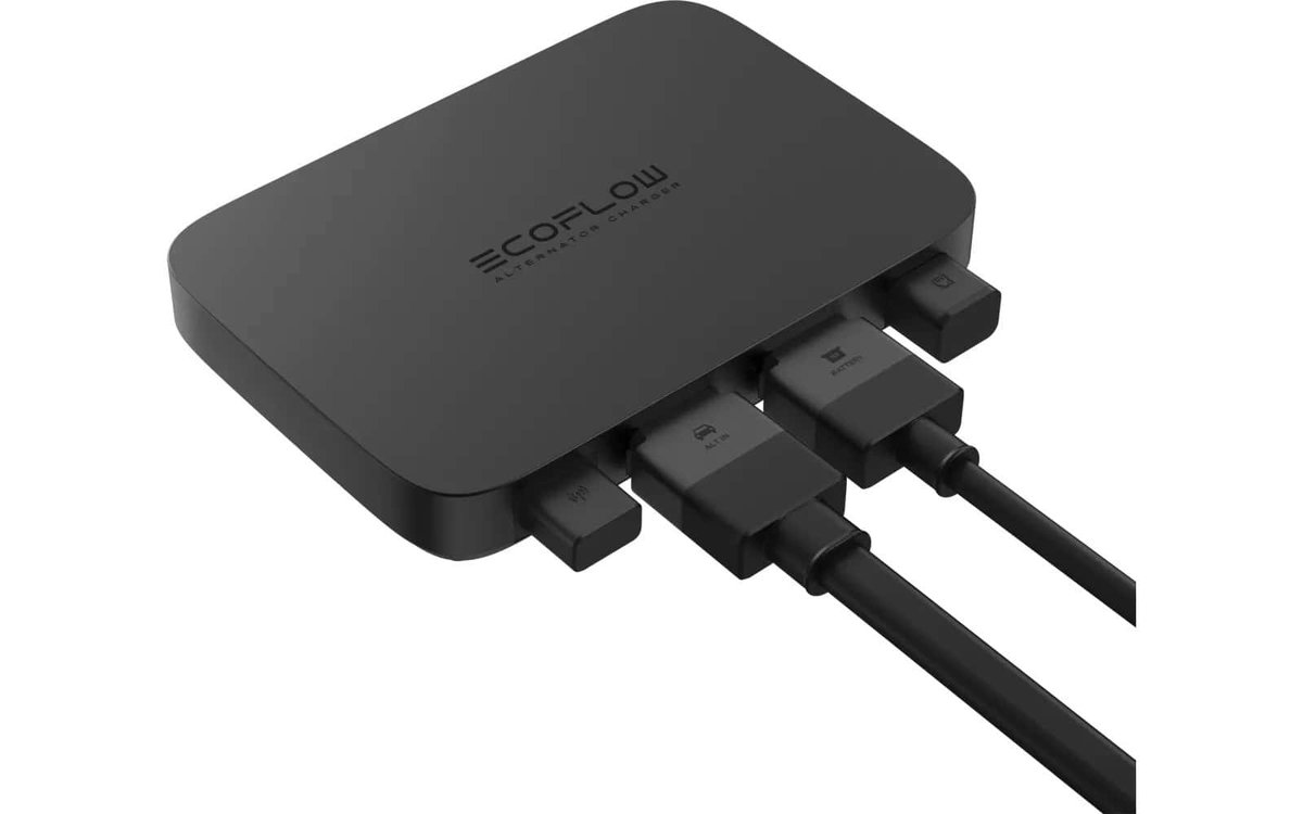 Hochwertiges EcoFlow Ladegerät für Camper, ideal zur sicheren Stromversorgung bei Reisen, Camping und Outdoor-Abenteuern.