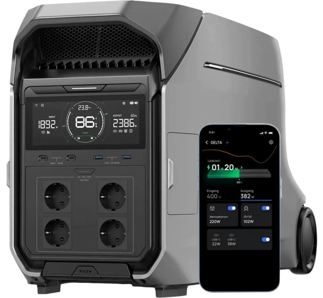 Ideal für Camping und mobile Energieversorgung.