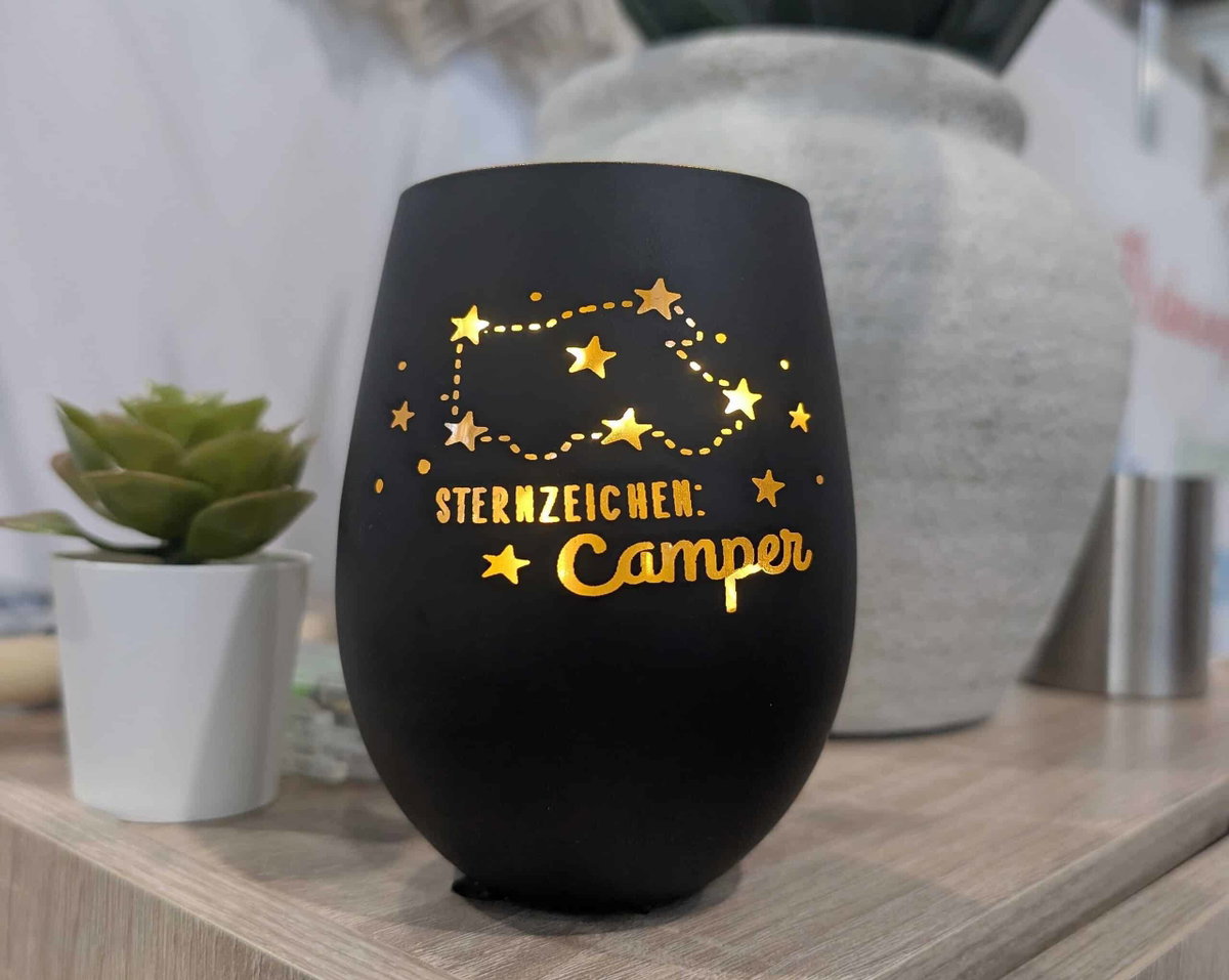 Dekorativer Sternzeichen Camper LED-Leuchtendesign.
