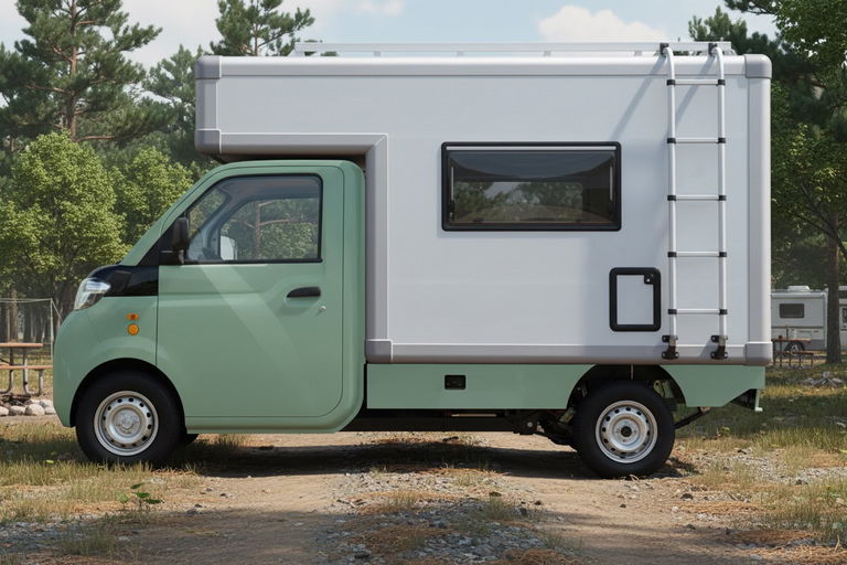 Deutschlands kleinster Elektro-Camper: Passt im ARI 458 Pro alles auf 2,8 m²?
