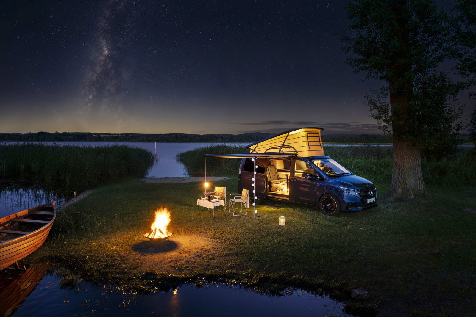 Schlafen unter dem Sternenhimmel: Was Mercedes beim neuen Marco Polo anders macht