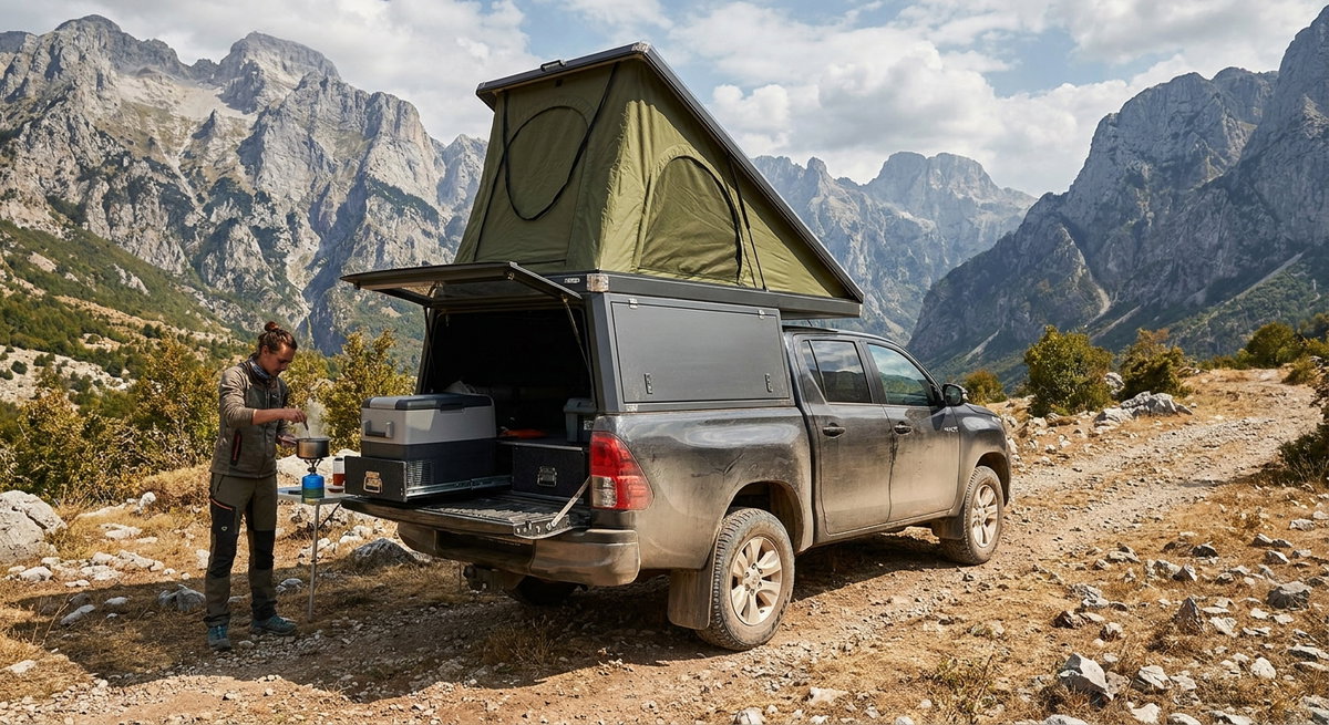 Ein klassischer Canopy-Camper