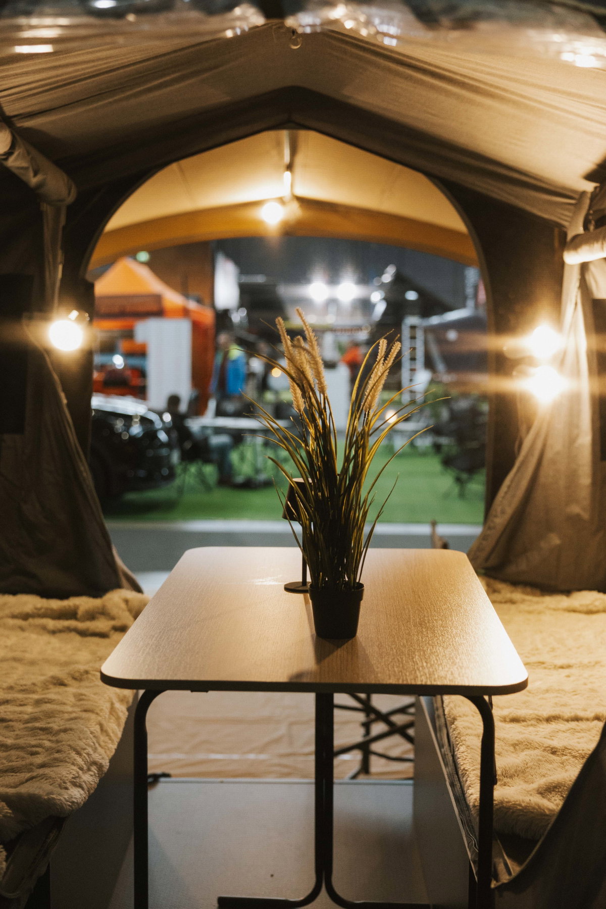 Abendliches Rahmenprogramm auf der caravan live Freiburg