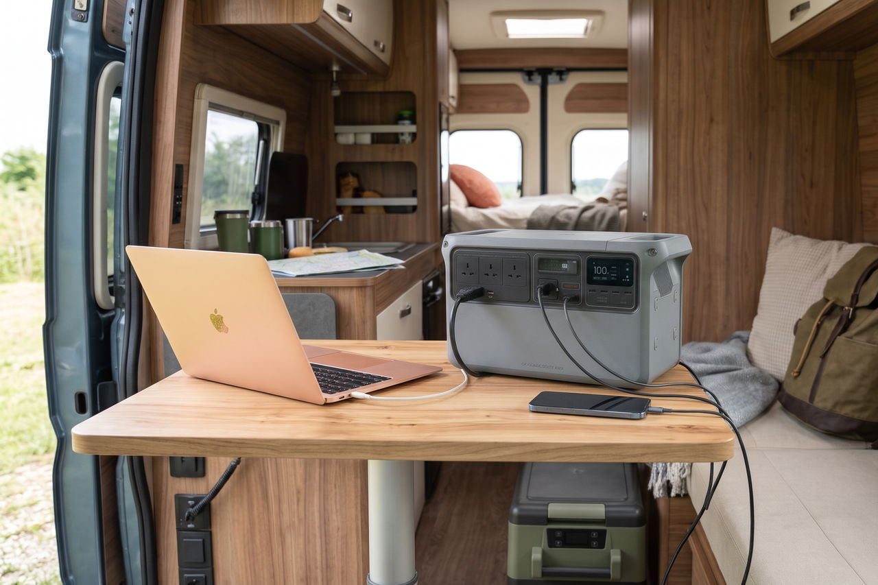 DJI Power Auro 2000 Elite: Neue 2-kWh-Powerstation mit Autoladegerät für Camper ab heute erhältlich