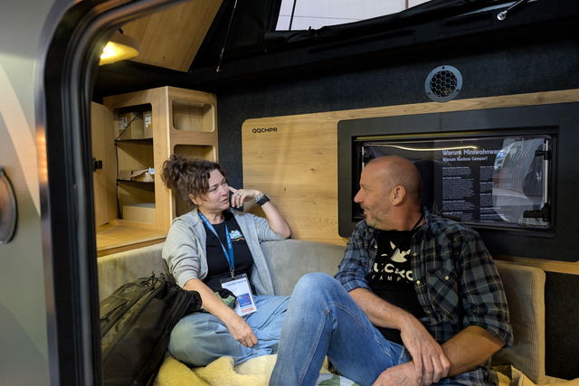 Caravan Salon live: Mini-Wohnwagen von Kuckoo - kompakt, offroadig und kuschelig