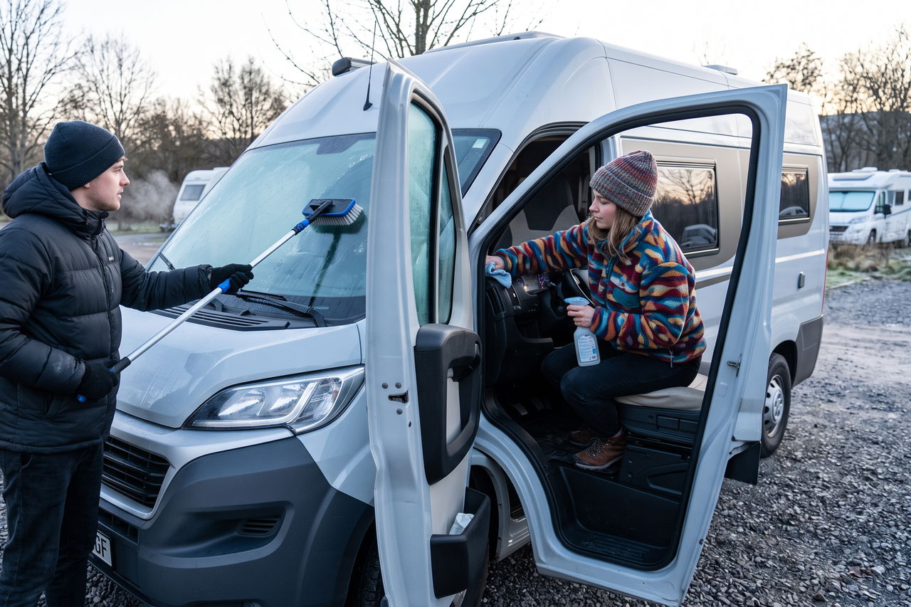 Wintercamping & Wohnmobil einwintern: kleine Helfer jetzt im Fritz-Berger-Sale