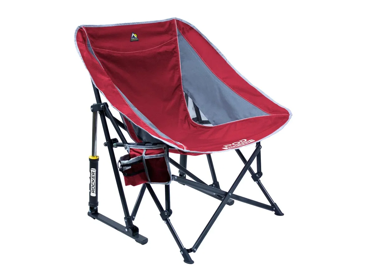 Klappbarer Campingstuhl mit Schaukelfunktion von Lidl