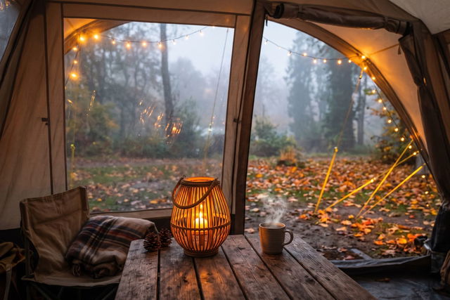 Herbst-Schnäppchen bei Obelink: Mehr Gemütlichkeit beim Camping in der Kälte