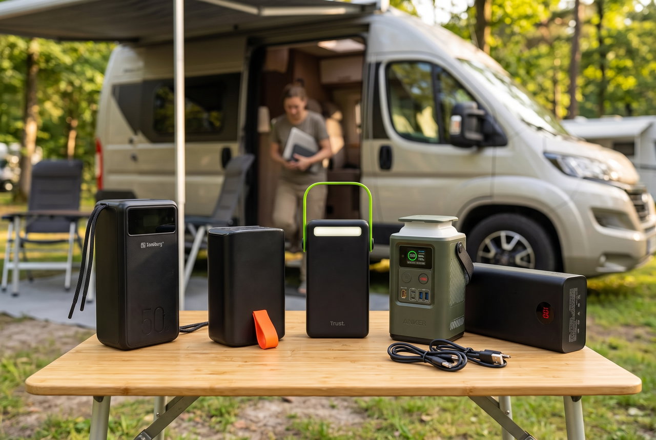 Starke Powerbanks fürs Camping: 5 Modelle ab 50.000 mAh im Vergleich