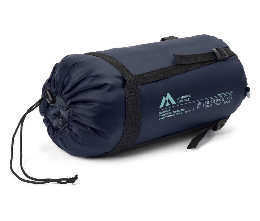 Trekking-Schlafsack bei Tchibo.
