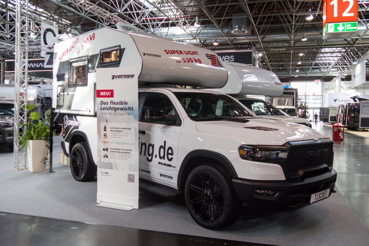 Tischer Box 200 Superlight auf dem Caravan Salon 2026.