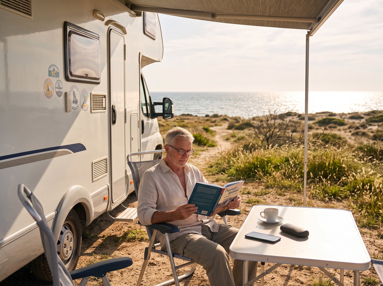 Mit dem Wohnmobil reisen in der Rente – alle wichtigen Infos im Ratgeber "Unruhestand mit dem Wohnmobil"