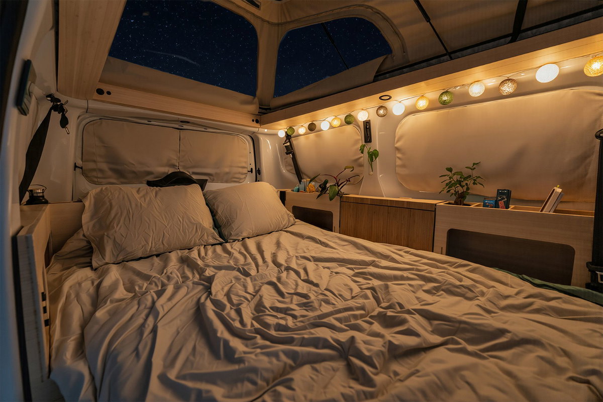 Ventje T7: Bett im Heck