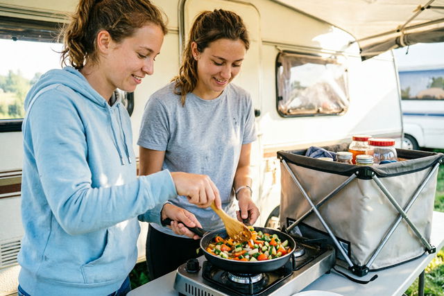 Faltbare Campingküche für mehr Ordnung – jetzt 36% reduziert bei Lidl